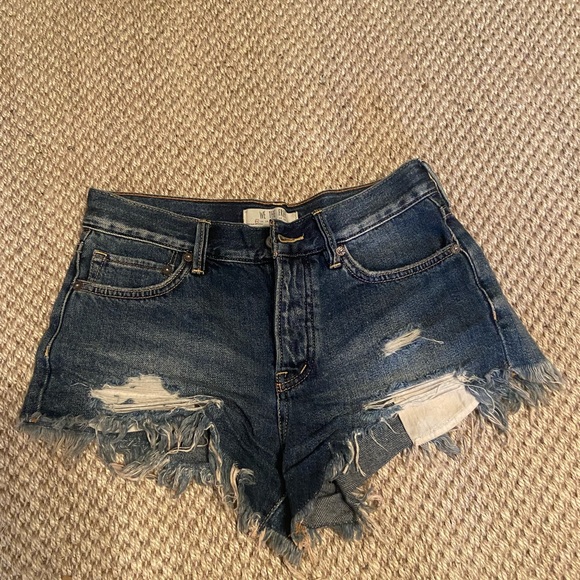 Free People Jean Shorts - Picture 2 of 7